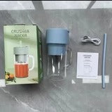 Portable glass juicer blender
