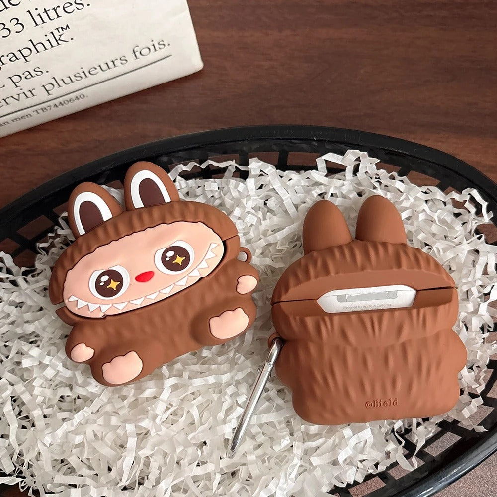3D Labubu Doll AirPods Case